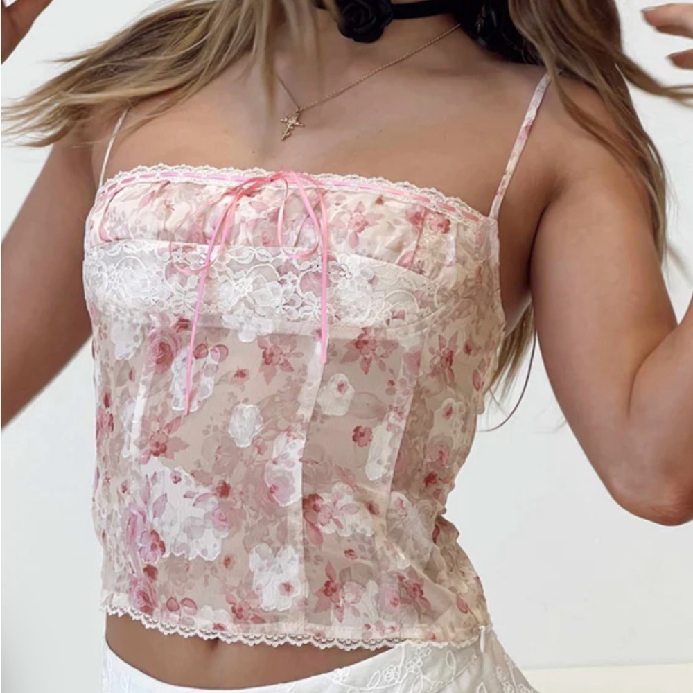 Princess Polly Kemmie Top Pink